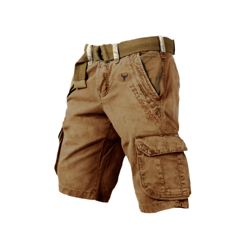 Hommes - Short cargo multifonctionnel - Tissu léger et pratique - Style décontracté