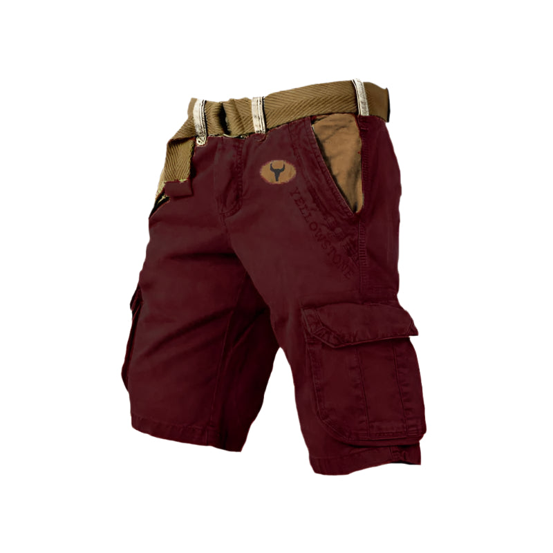 Hommes - Short cargo multifonctionnel - Tissu léger et pratique - Style décontracté