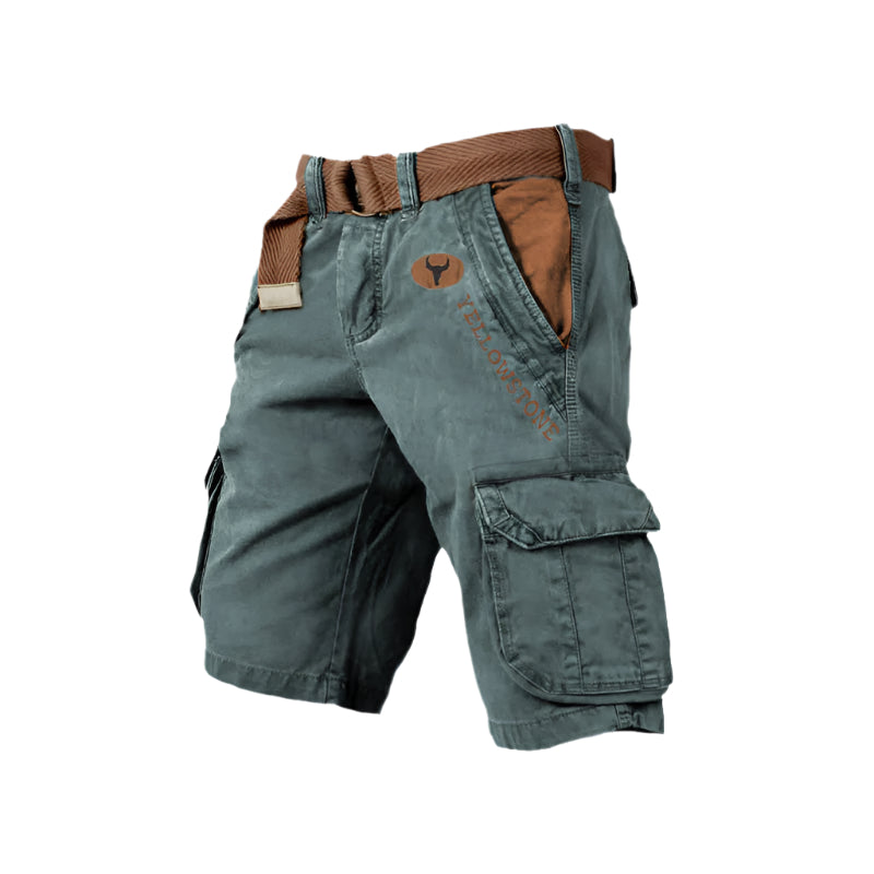 Hommes - Short cargo multifonctionnel - Tissu léger et pratique - Style décontracté