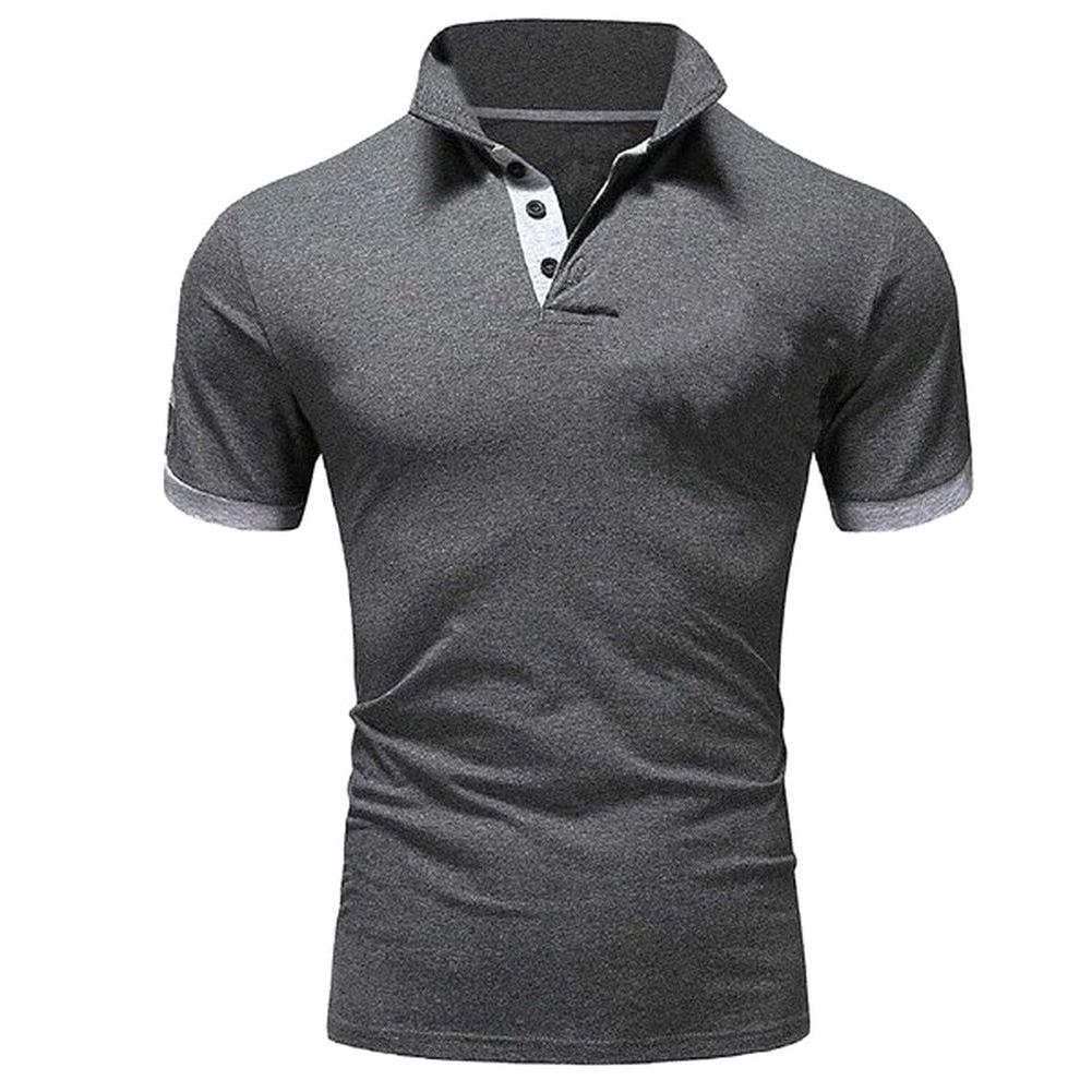 Hommes - Polo - Mélange de coton confortable - Tenue décontractée élégante pour toutes les occasions