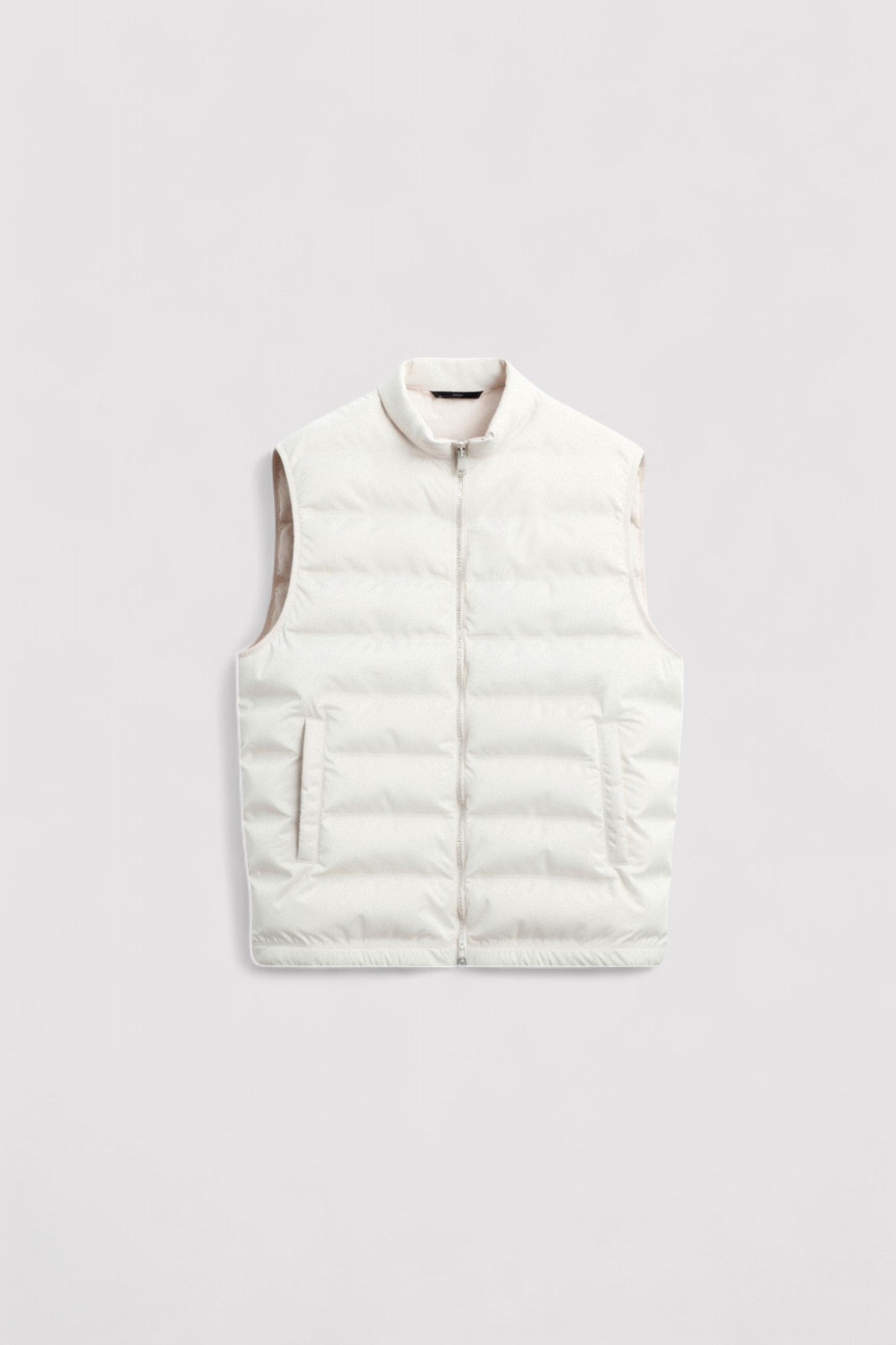 Hommes - Gilet d'affaires haut de gamme - Mélange de tissu - Col montant - Vêtement chic pour les occasions formelles