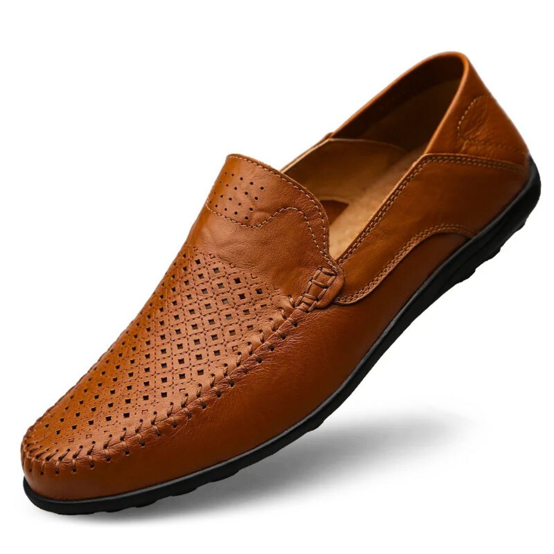 Hommes - Mocassins - Cuir véritable - Chaussures confortables et respirantes pour un style élégant