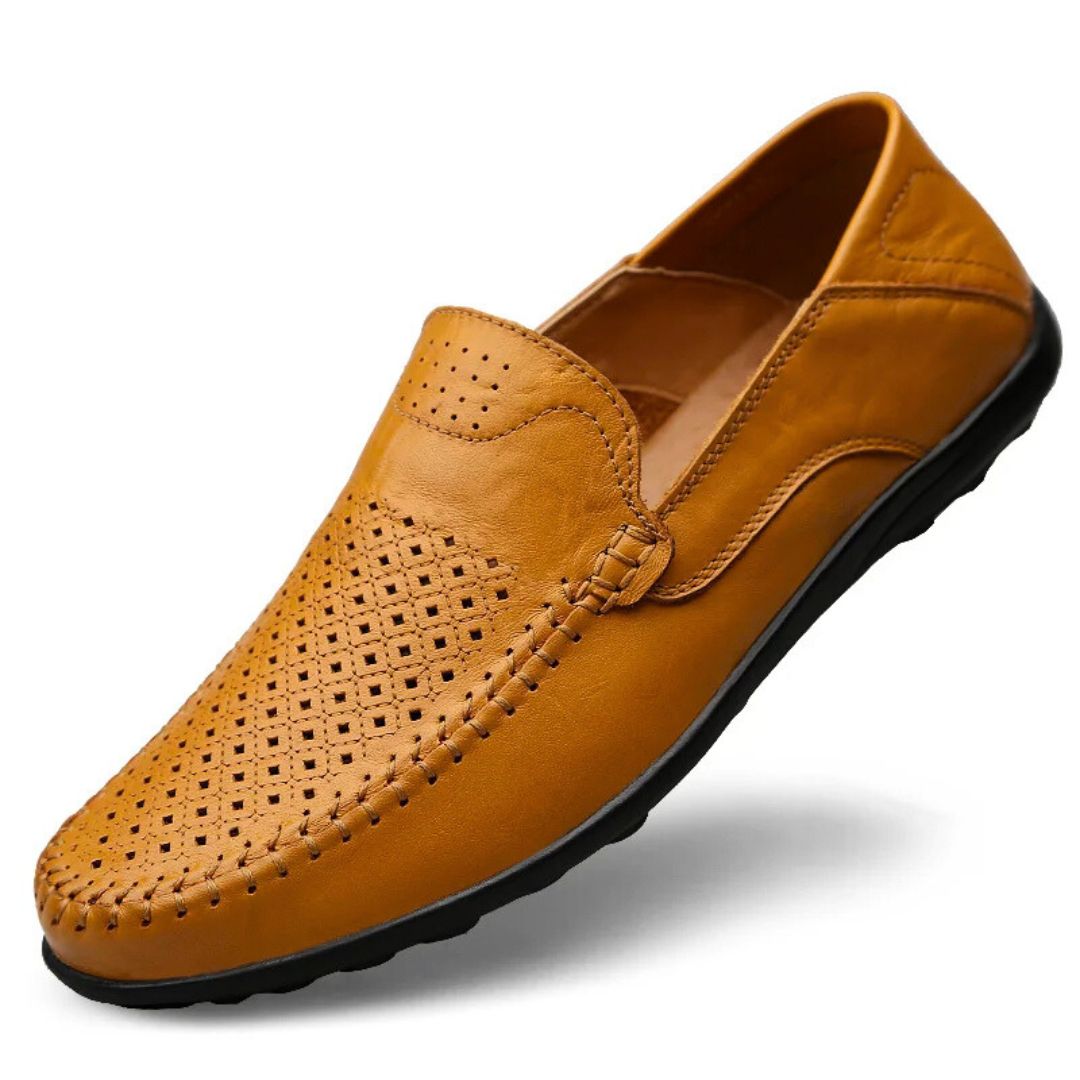 Hommes - Mocassins - Cuir véritable - Chaussures confortables et respirantes pour un style élégant