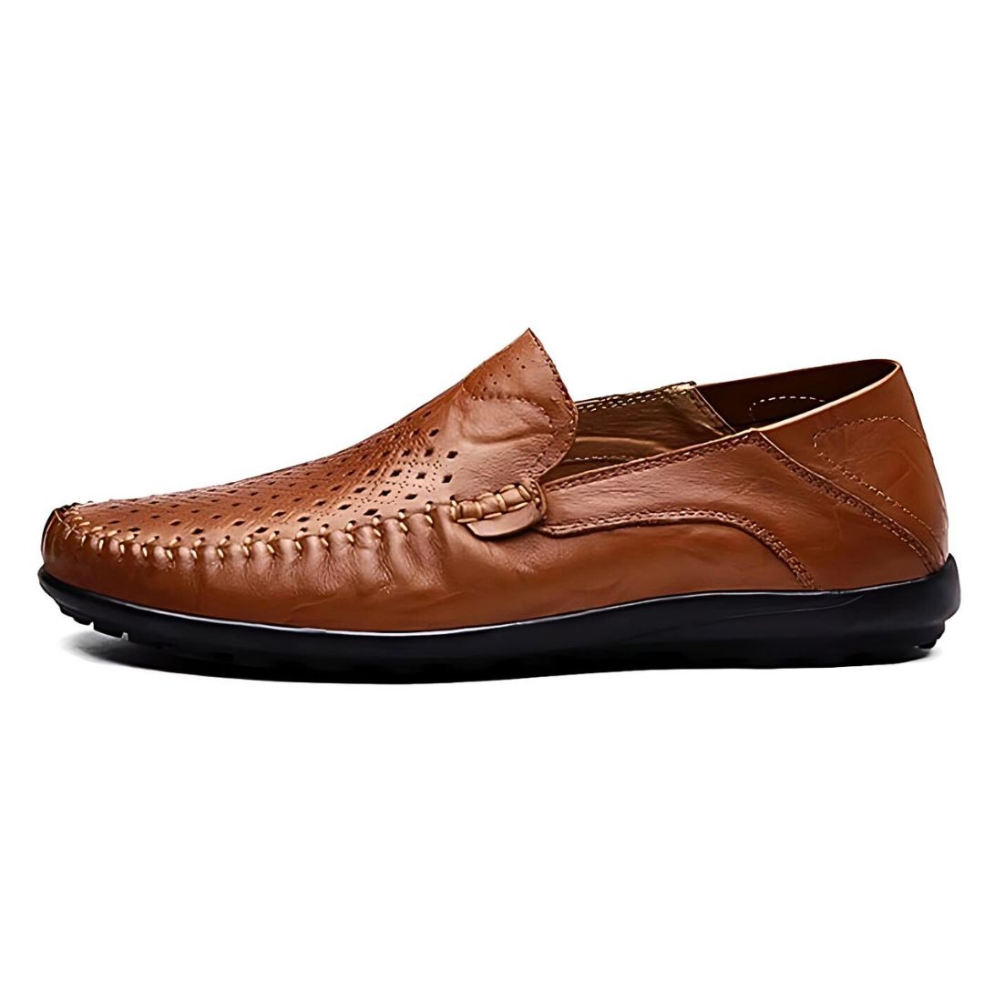 Hommes - Mocassins - Cuir véritable - Chaussures confortables et respirantes pour un style élégant