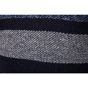 Hommes - Cardigan rayé en maille - Col montant confortable - Vêtement tendance pour un style décontracté