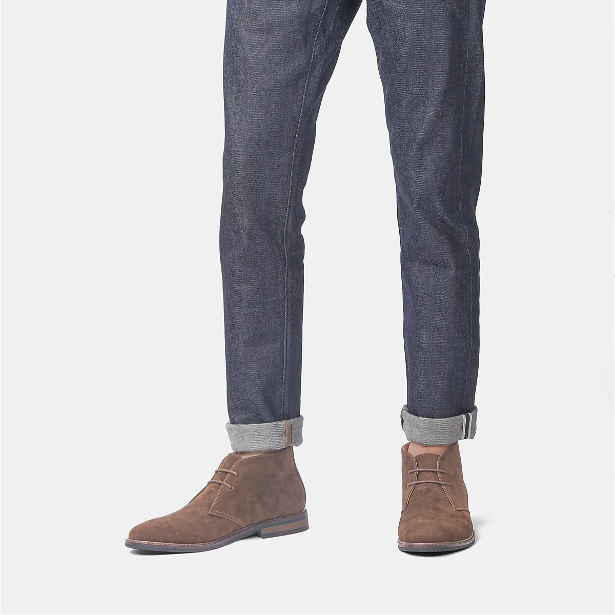 Chaussures d'hiver pour hommes - Bottes en daim élégantes et confortables - Style intemporel idéal pour l'hiver
