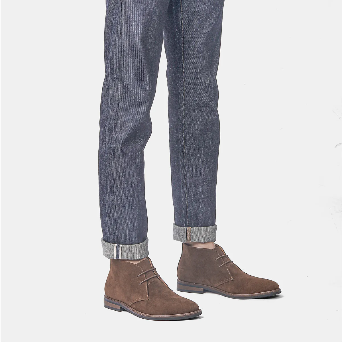 Chaussures d'hiver pour hommes - Bottes en daim élégantes et confortables - Style intemporel idéal pour l'hiver