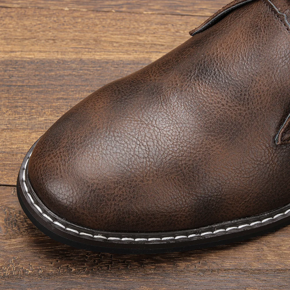 Hommes - Bottes en cuir - Bottines intemporelles élégantes - Chaussures tendance pour toutes les occasions