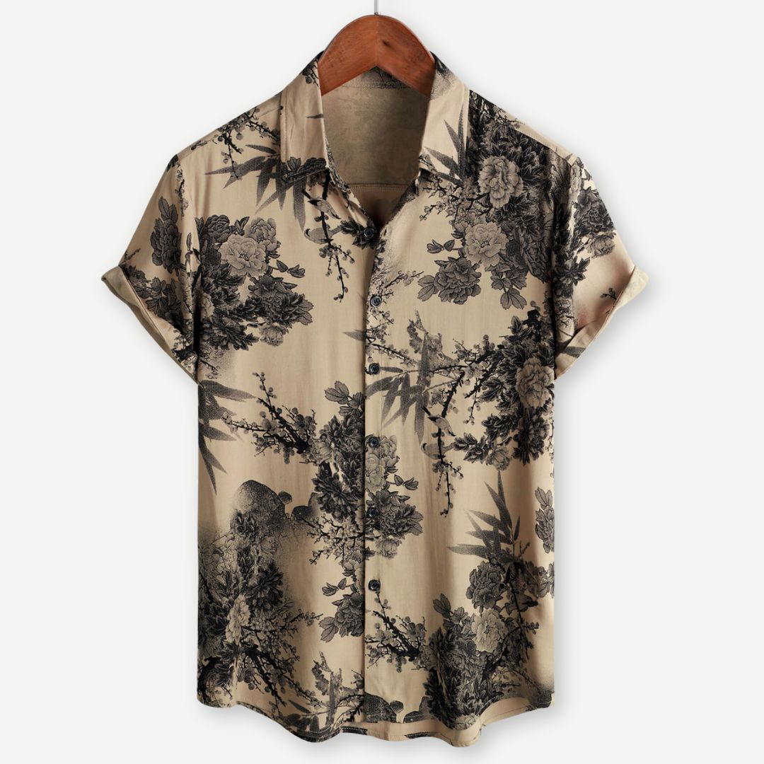 Homme - Chemise Blossom - Tissu AirLight - Haut élégant et confortable pour toutes les occasions