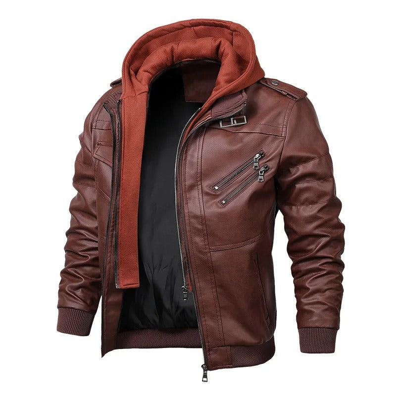 Hommes - Blouson bombardier décontracté à capuche - Multiples poches - Vêtement tendance pour un style urbain