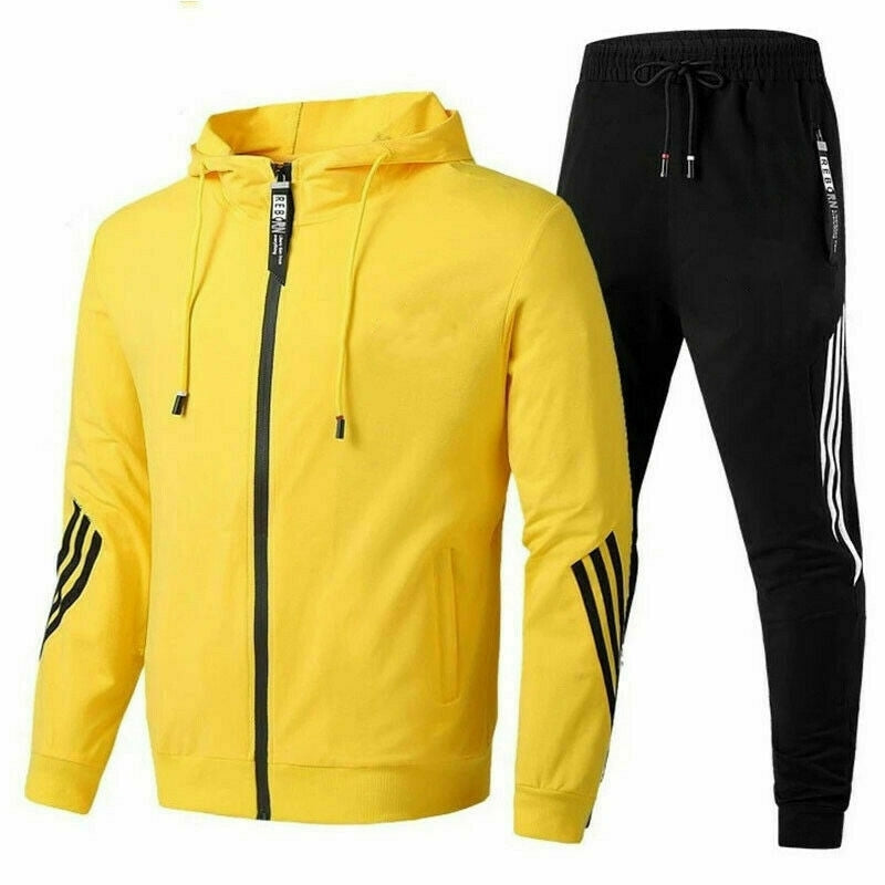 Homme - Survêtement Confortable - Matière Respirante - Idéal pour le Sport et les Loisirs - Élégant et Pratique
