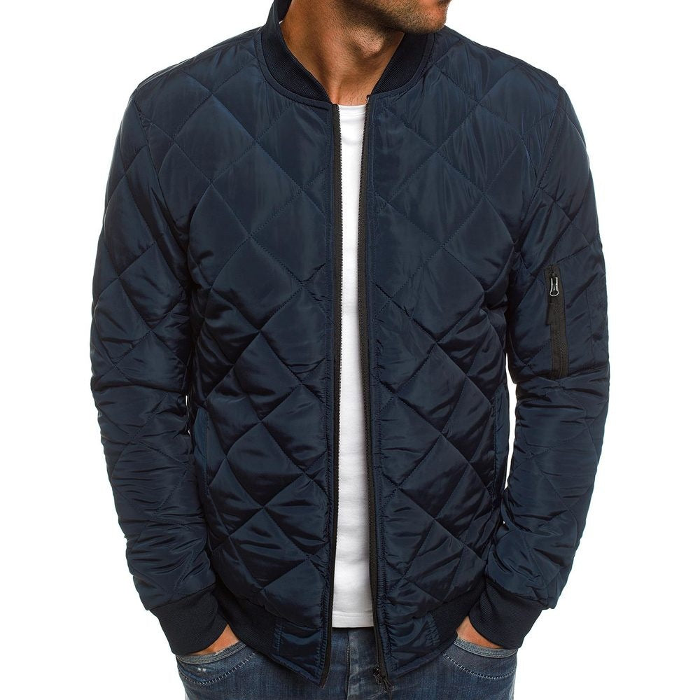 Hommes - Blouson bombardier léger - Tissu durable - Matelassé confort - Veste tendance pour un style décontracté