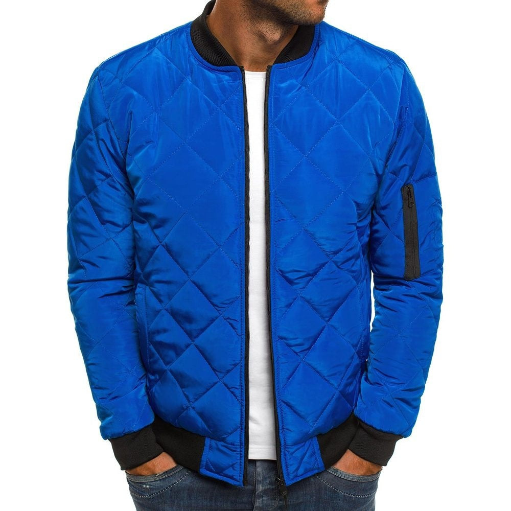 Hommes - Blouson bombardier léger - Tissu durable - Matelassé confort - Veste tendance pour un style décontracté