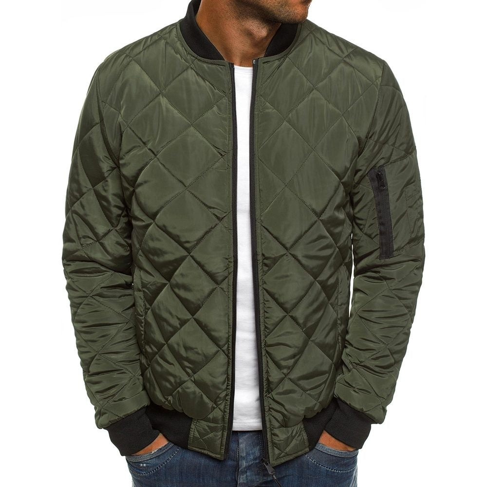 Hommes - Blouson bombardier léger - Tissu durable - Matelassé confort - Veste tendance pour un style décontracté