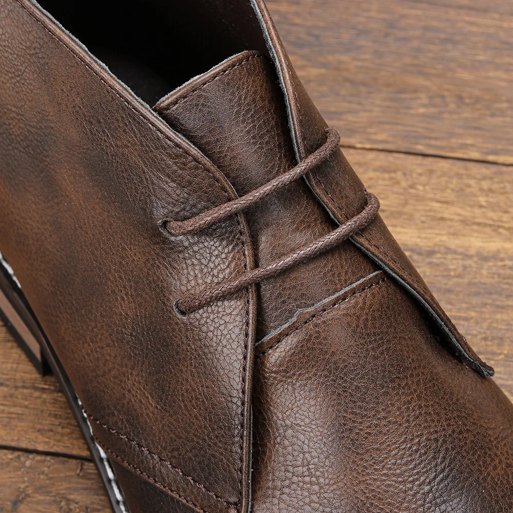 Hommes - Bottes en cuir - Bottines intemporelles élégantes - Chaussures tendance pour toutes les occasions