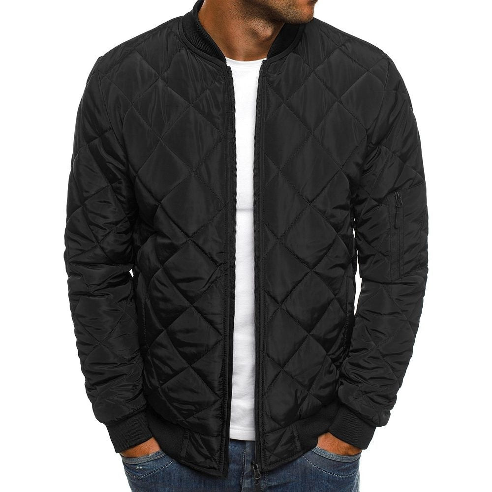 Hommes - Blouson bombardier léger - Tissu durable - Matelassé confort - Veste tendance pour un style décontracté