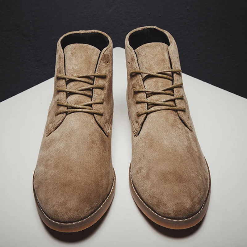 Hommes - bottines élégantes - Bottes en daim de haute qualité pour hommes