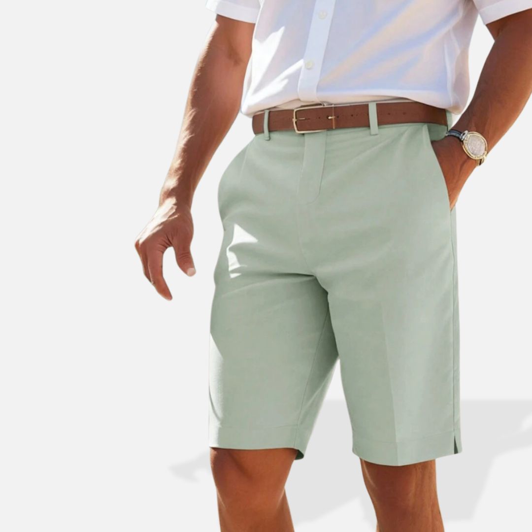 Hommes - Short d'été classique - Pantalon décontracté en coton respirant - Confort et style pour l'été