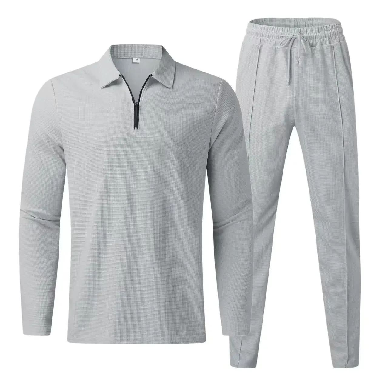 Hommes - Ensemble zippé élégant - Tissu confortable et polyvalent - Tenue parfaite pour toutes les occasions