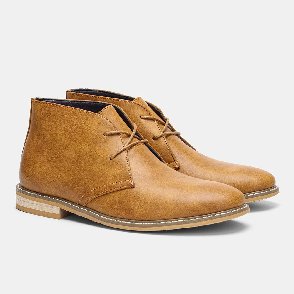 Hommes - Bottes en cuir - Bottines intemporelles élégantes - Chaussures tendance pour toutes les occasions