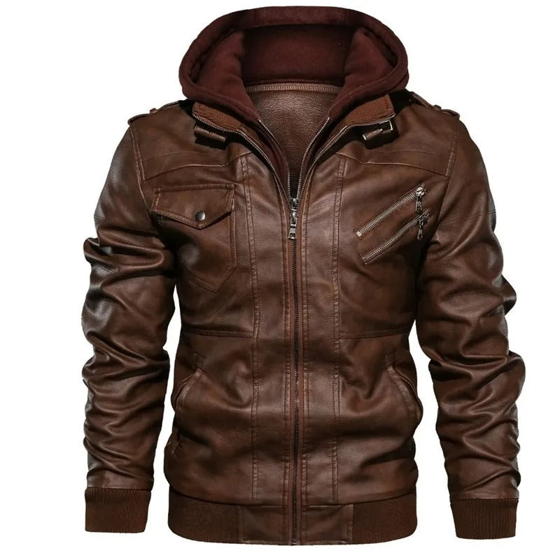 Hommes - Blouson bombardier décontracté à capuche - Multiples poches - Vêtement tendance pour un style urbain