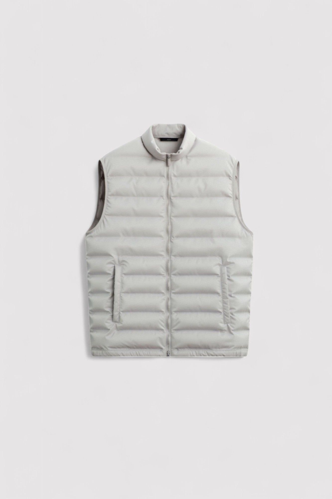 Hommes - Gilet d'affaires haut de gamme - Mélange de tissu - Col montant - Vêtement chic pour les occasions formelles