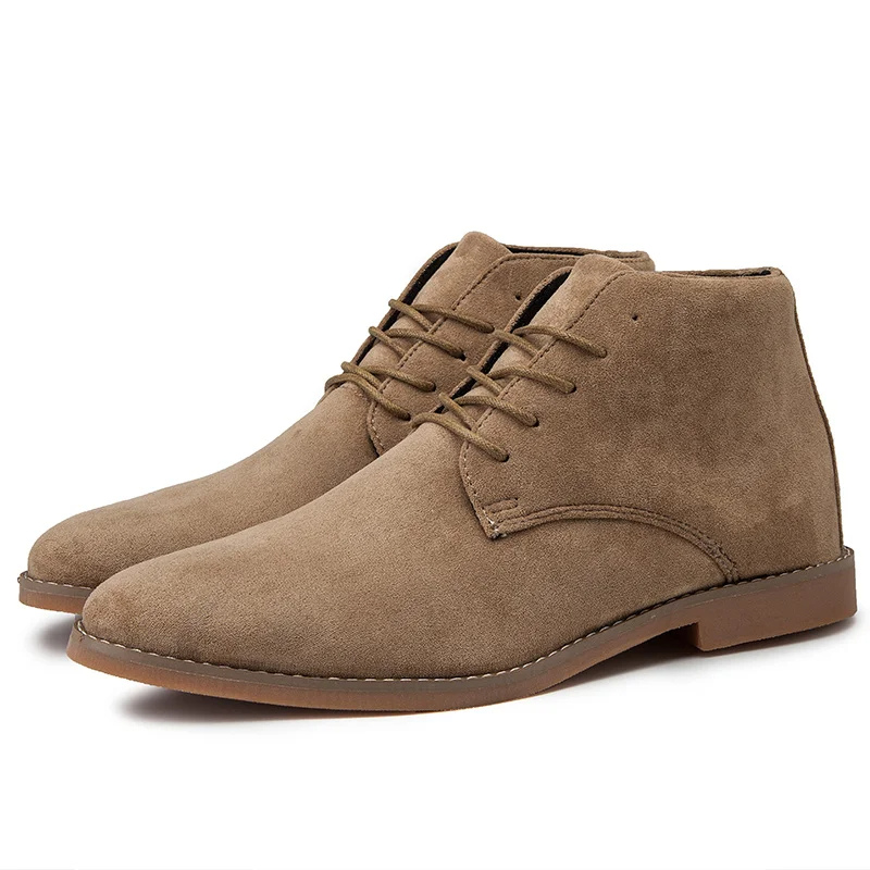 Hommes - bottines élégantes - Bottes en daim de haute qualité pour hommes