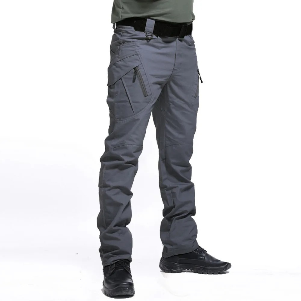 Hommes - Pantalon tactique d'extérieur - robuste avec poches zippées - idéal pour les aventures en plein air