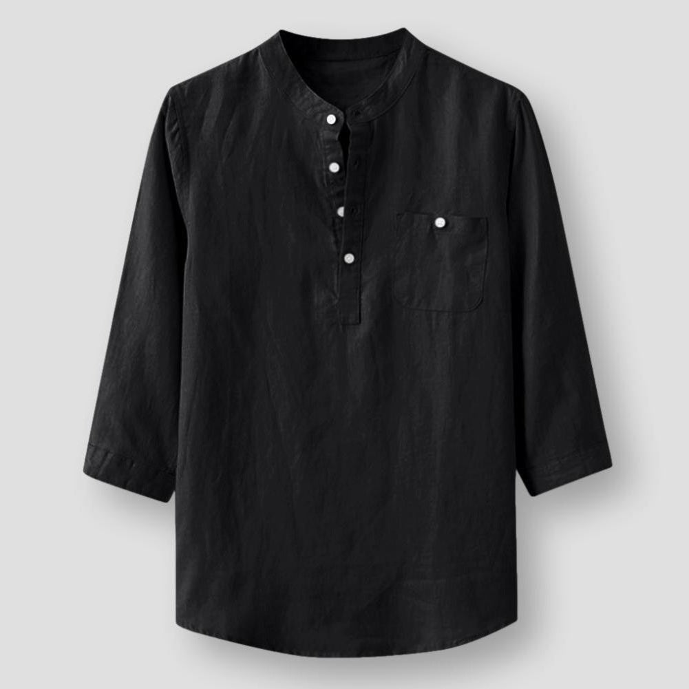 Homme - Chemise - Coton-Lin Légère et respirante - Parfaite pour l'été