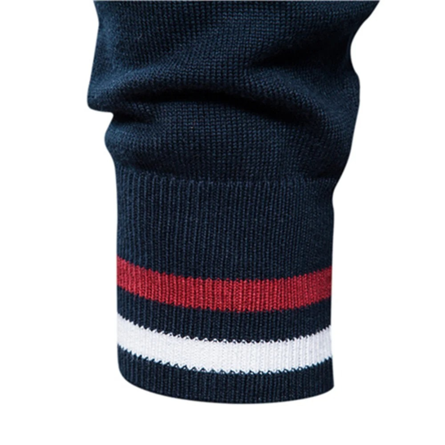 Cardigan Sportif - Fermeture Éclair et Manches Contrastées - Confortable et Élégant