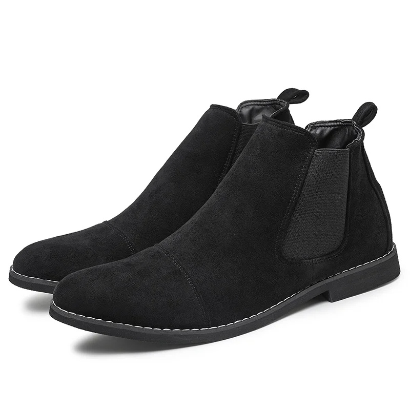 Hommes - bottines élégantes - Bottes en daim de haute qualité pour hommes