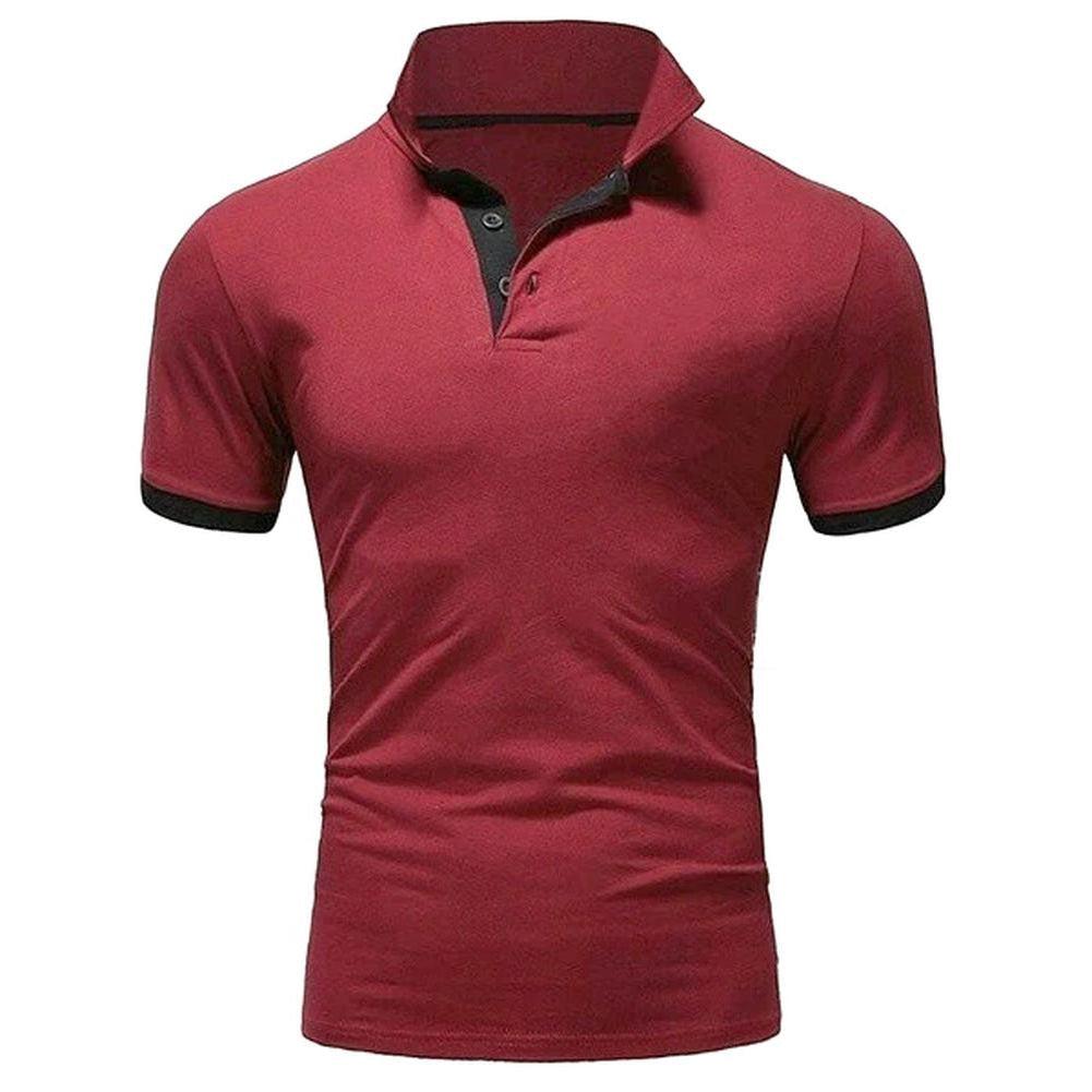 Hommes - Polo - Mélange de coton confortable - Tenue décontractée élégante pour toutes les occasions