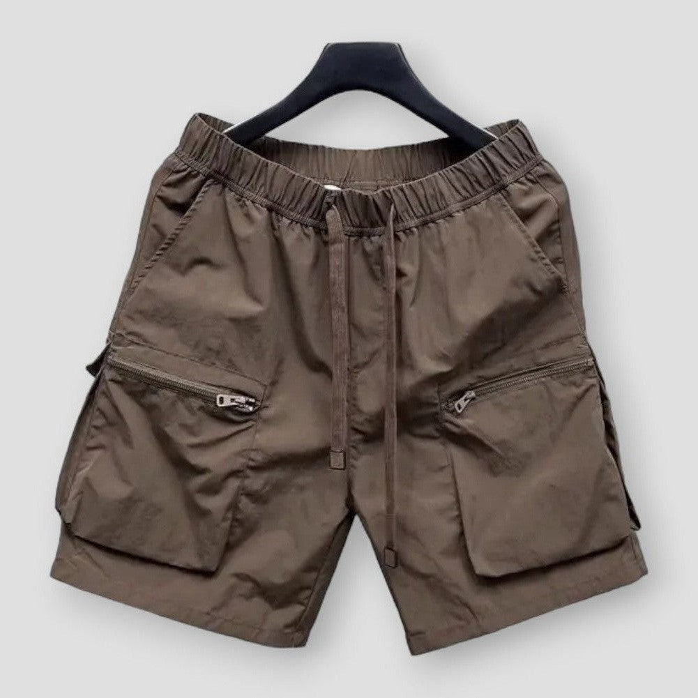 Hommes - Short cargo - Mélange de coton confortable - Vêtements d'extérieur polyvalents pour l'aventure
