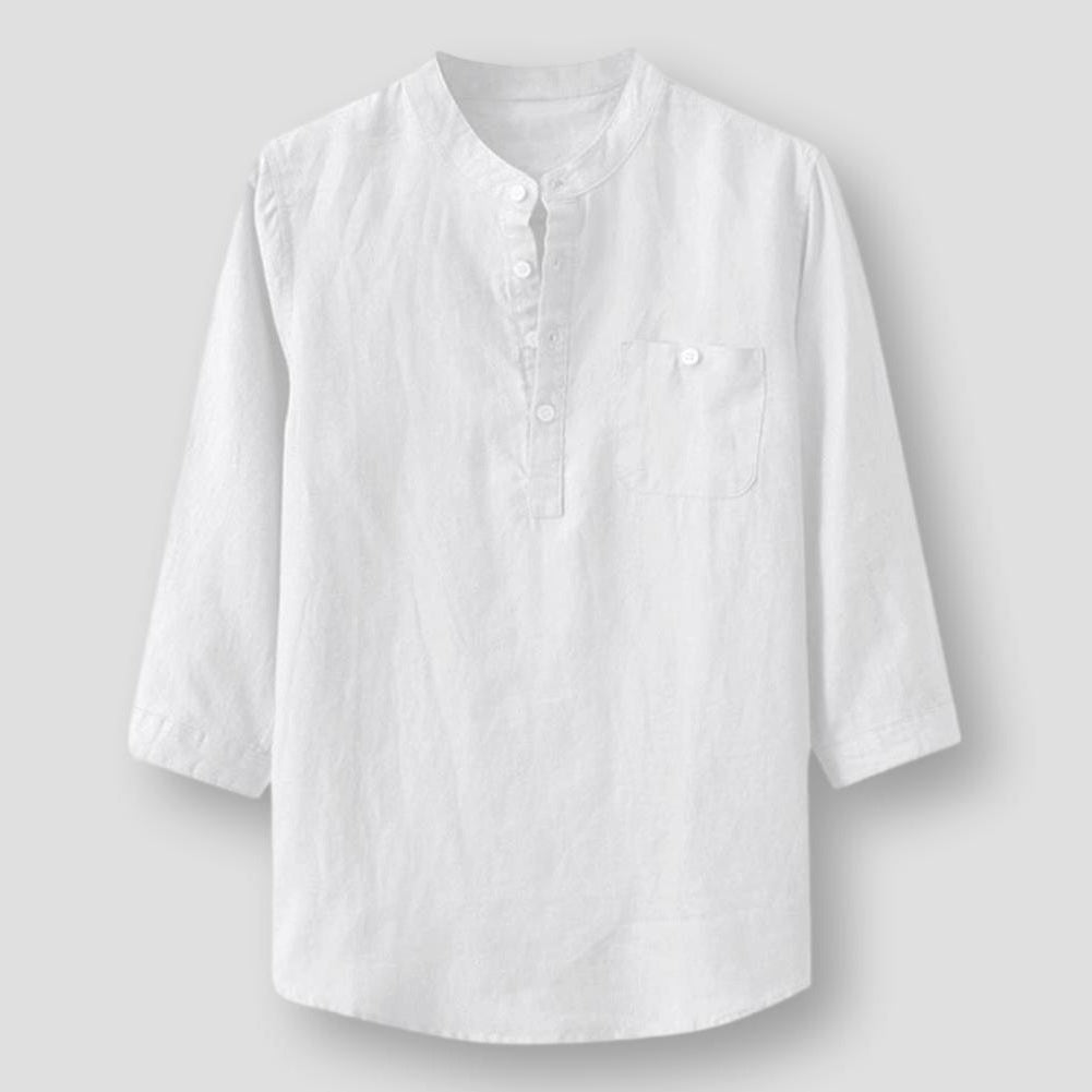 Homme - Chemise - Coton-Lin Légère et respirante - Parfaite pour l'été