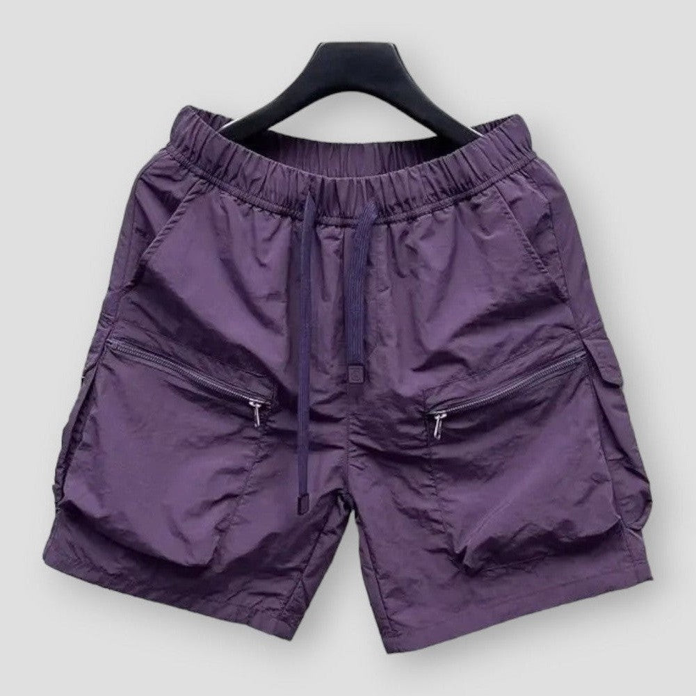 Hommes - Short cargo - Mélange de coton confortable - Vêtements d'extérieur polyvalents pour l'aventure