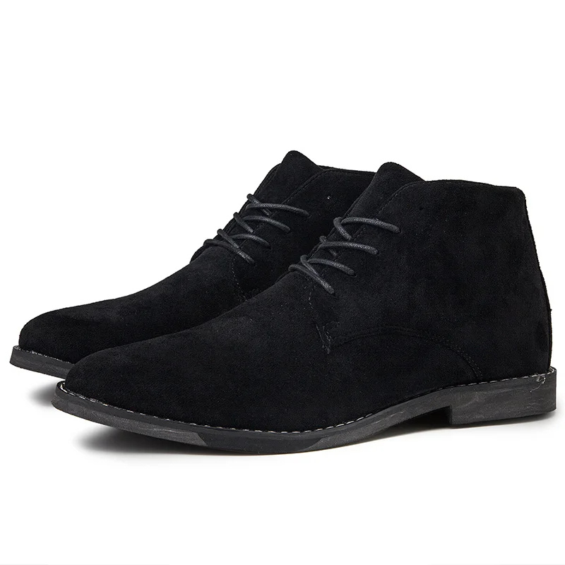 Hommes - bottines élégantes - Bottes en daim de haute qualité pour hommes