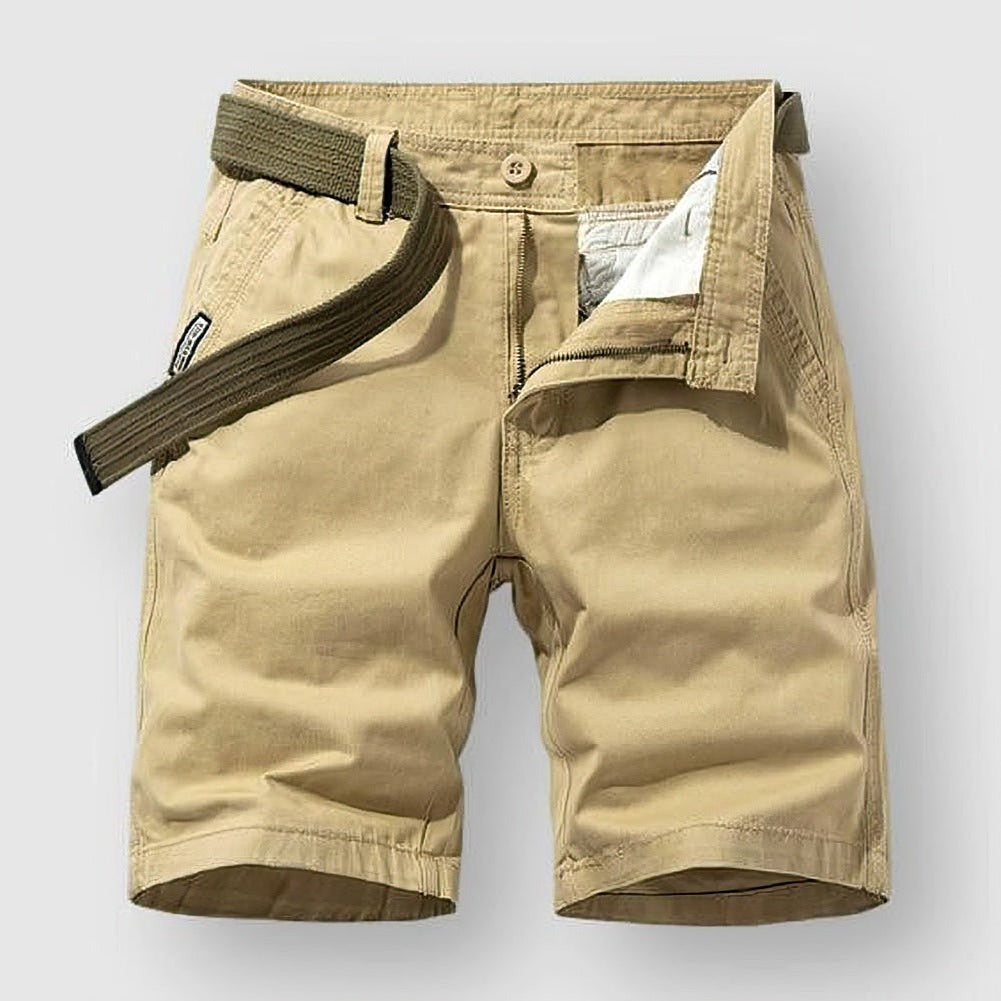 Hommes - Short cargo - Mélange de coton confortable - Polyvalent et élégant pour un usage quotidien