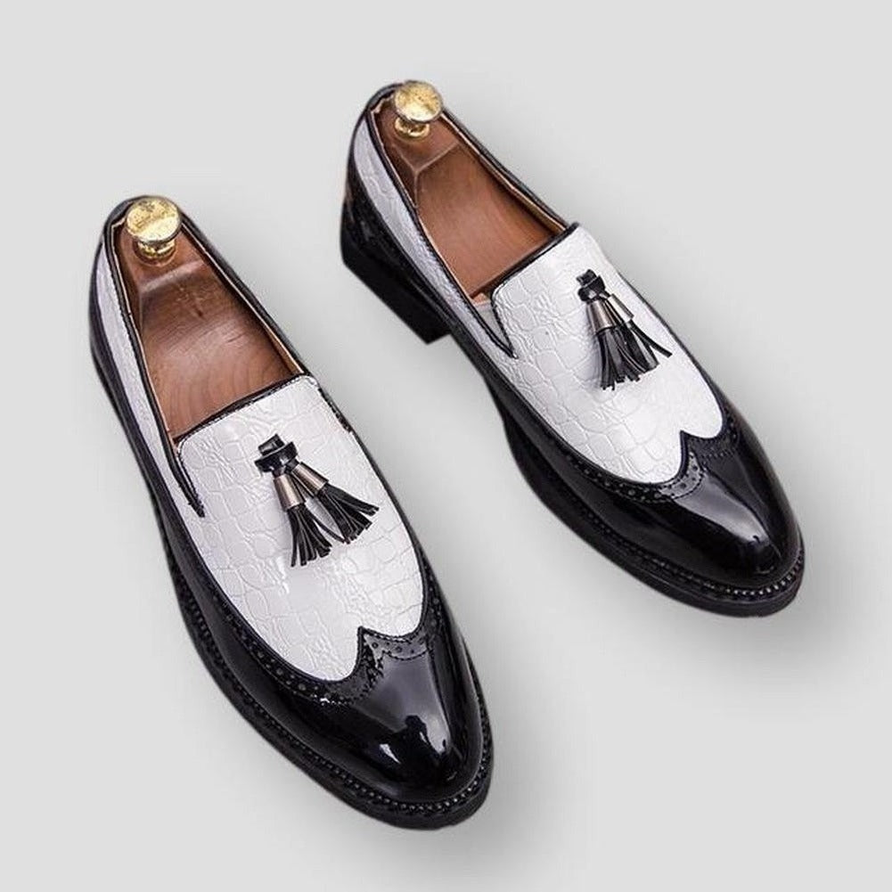 Hommes - Mocassins à pampilles en cuir - Élégants et confortables - Parfaits pour les occasions décontractées et formelles