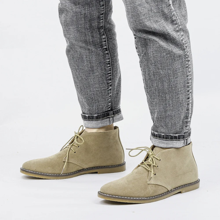 Hommes - Bottes en daim - Élégantes et confortables - Bottes élégantes pour hommes en daim