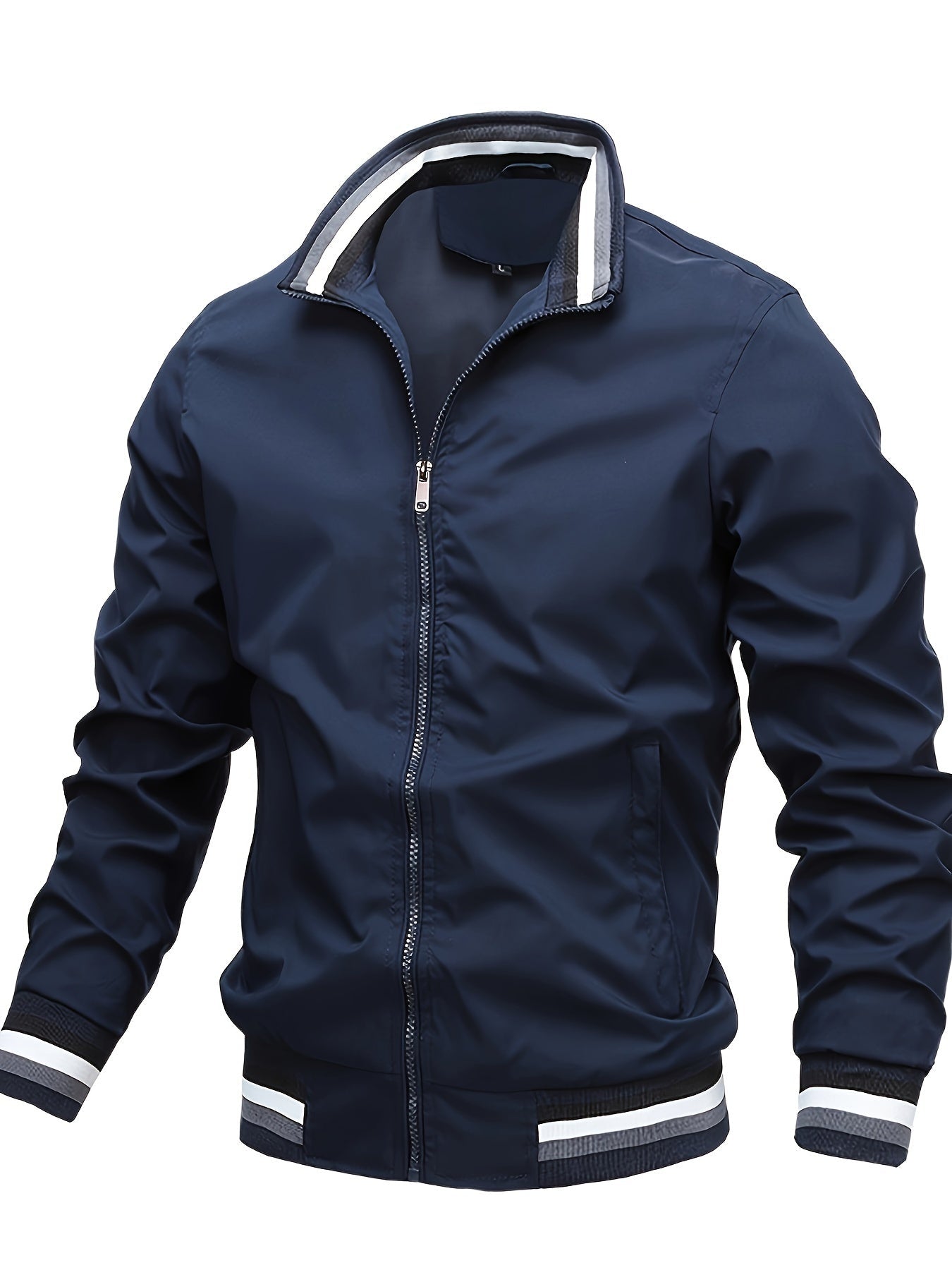Veste de loisirs élégante - Tissu léger - Style décontracté - Idéale pour les sorties et le week-end