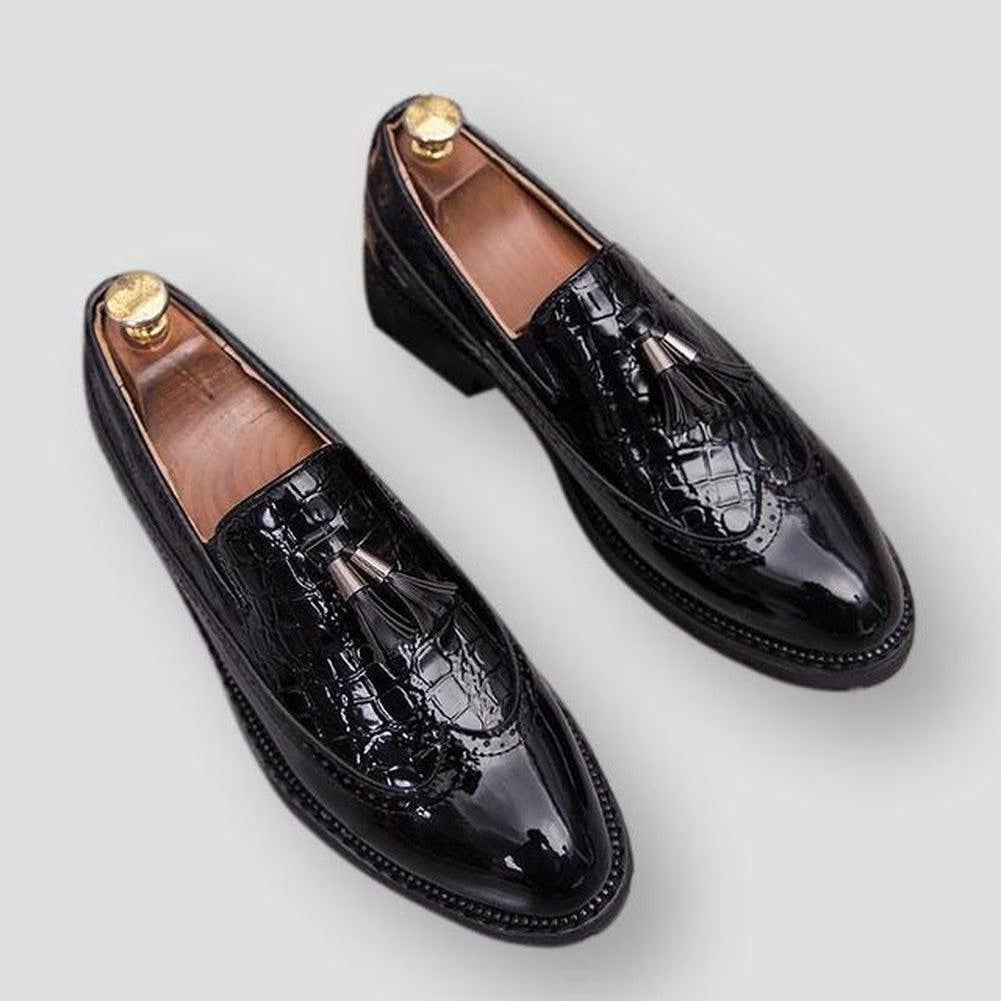 Hommes - Mocassins à pampilles en cuir - Élégants et confortables - Parfaits pour les occasions décontractées et formelles