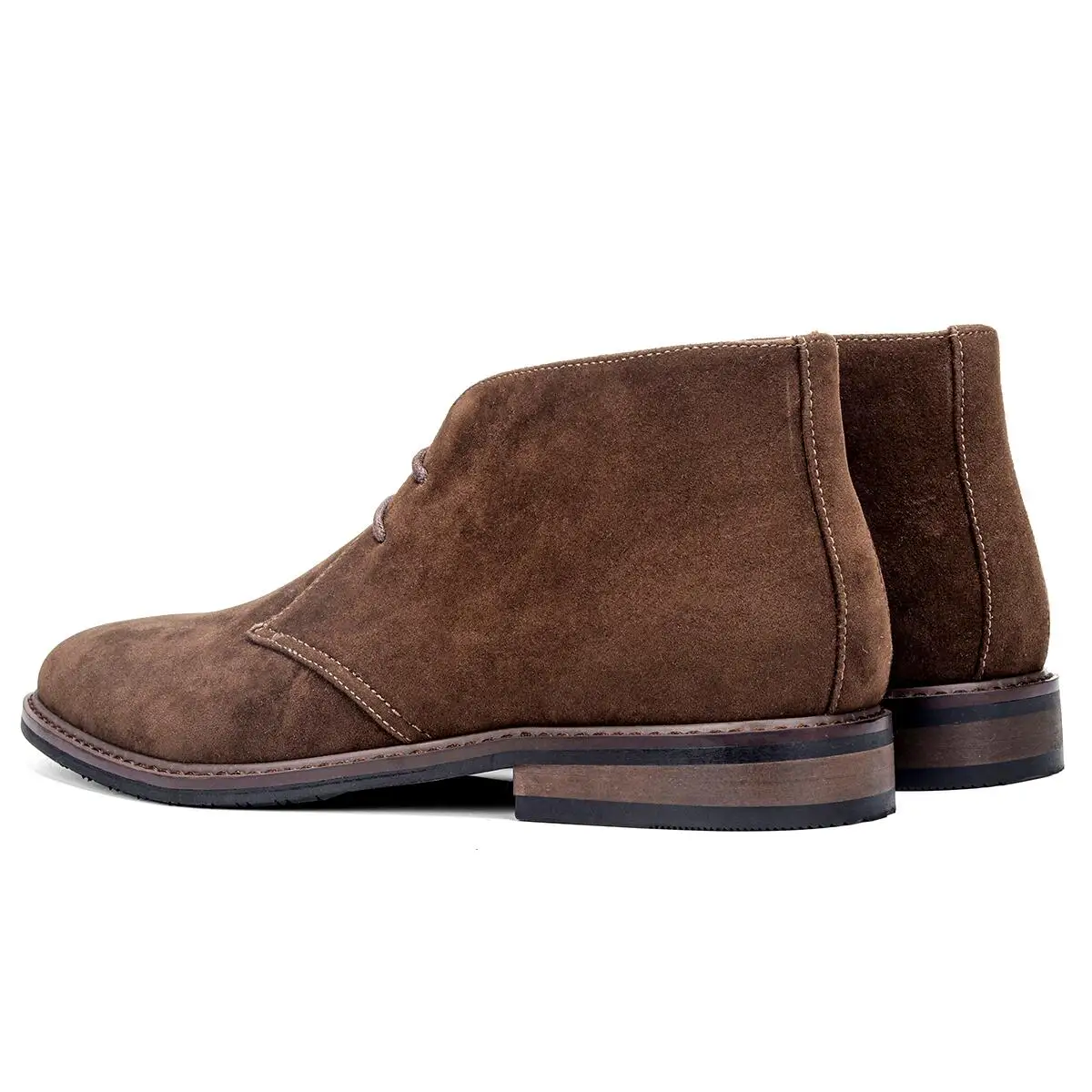 Chaussures d'hiver pour hommes - Bottes en daim élégantes et confortables - Style intemporel idéal pour l'hiver