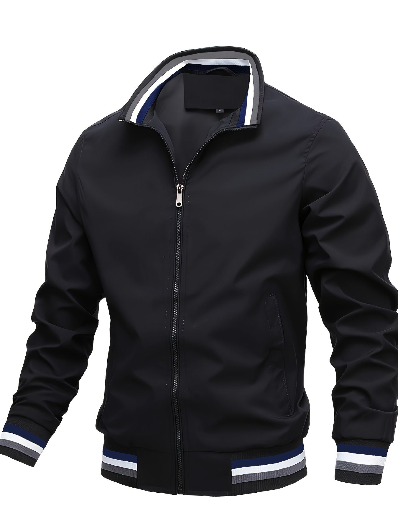 Veste de loisirs élégante - Tissu léger - Style décontracté - Idéale pour les sorties et le week-end