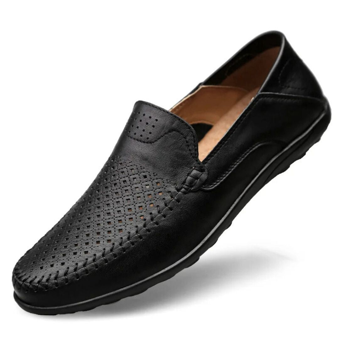 Hommes - Mocassins - Cuir véritable - Chaussures confortables et respirantes pour un style élégant