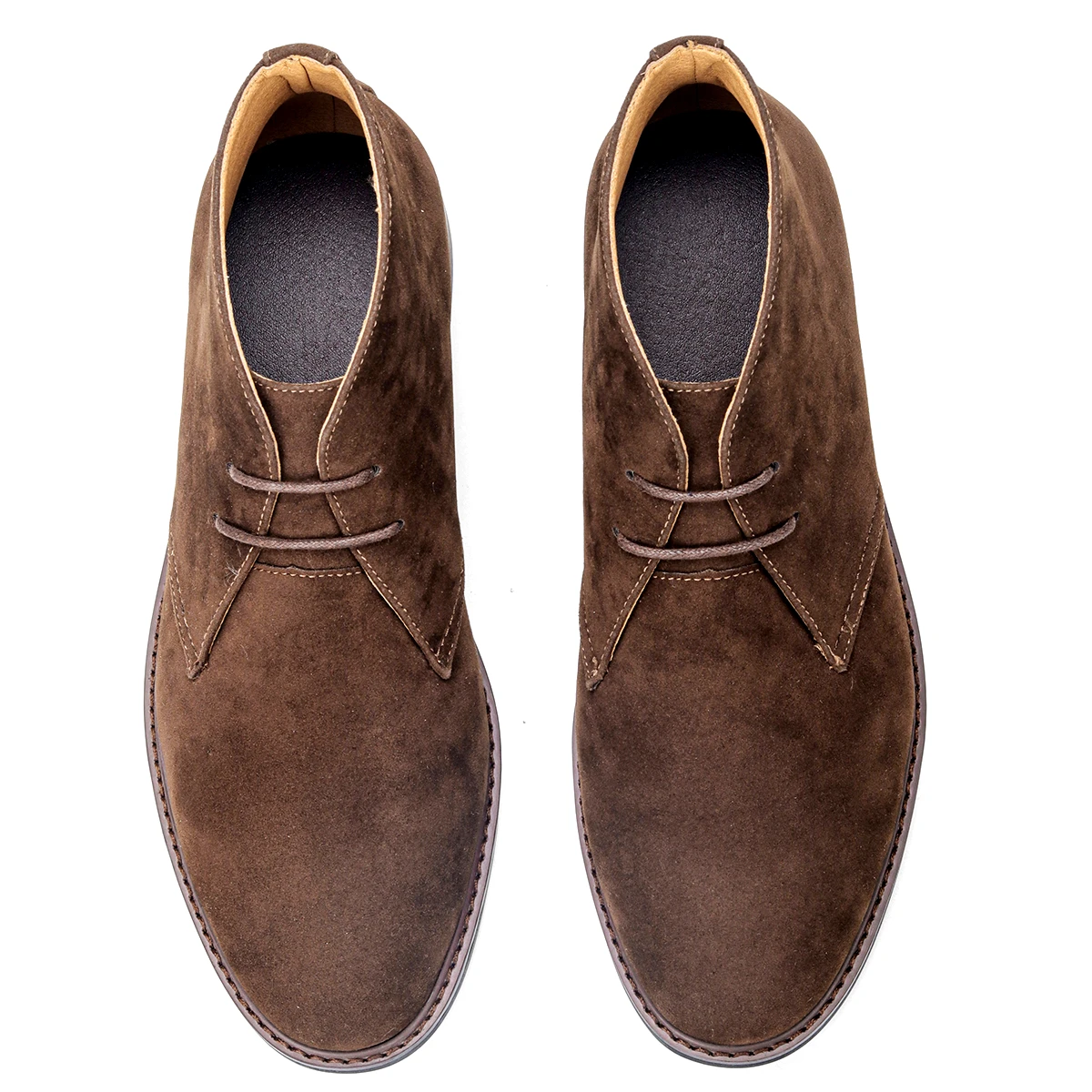 Chaussures d'hiver pour hommes - Bottes en daim élégantes et confortables - Style intemporel idéal pour l'hiver