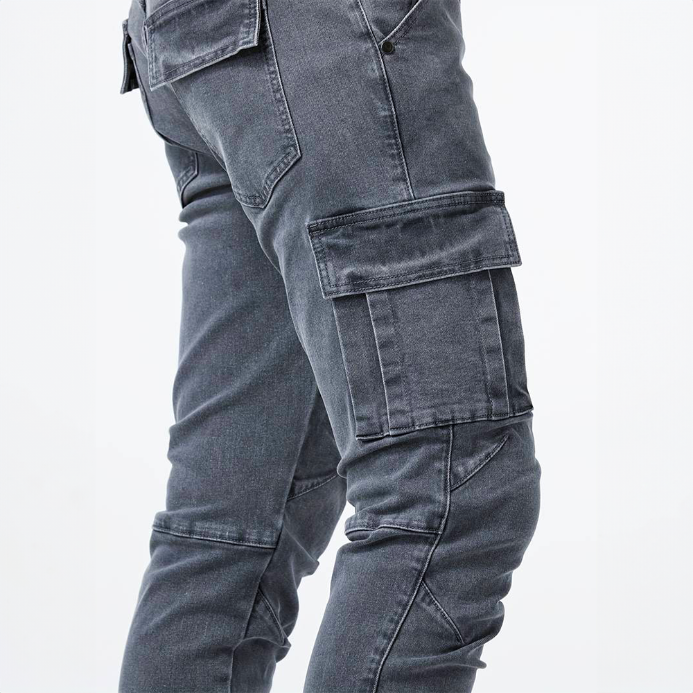 Hommes - Jean cargo extensible - Tissu de haute qualité, style polyvalent - Tenue décontractée pour toutes les occasions