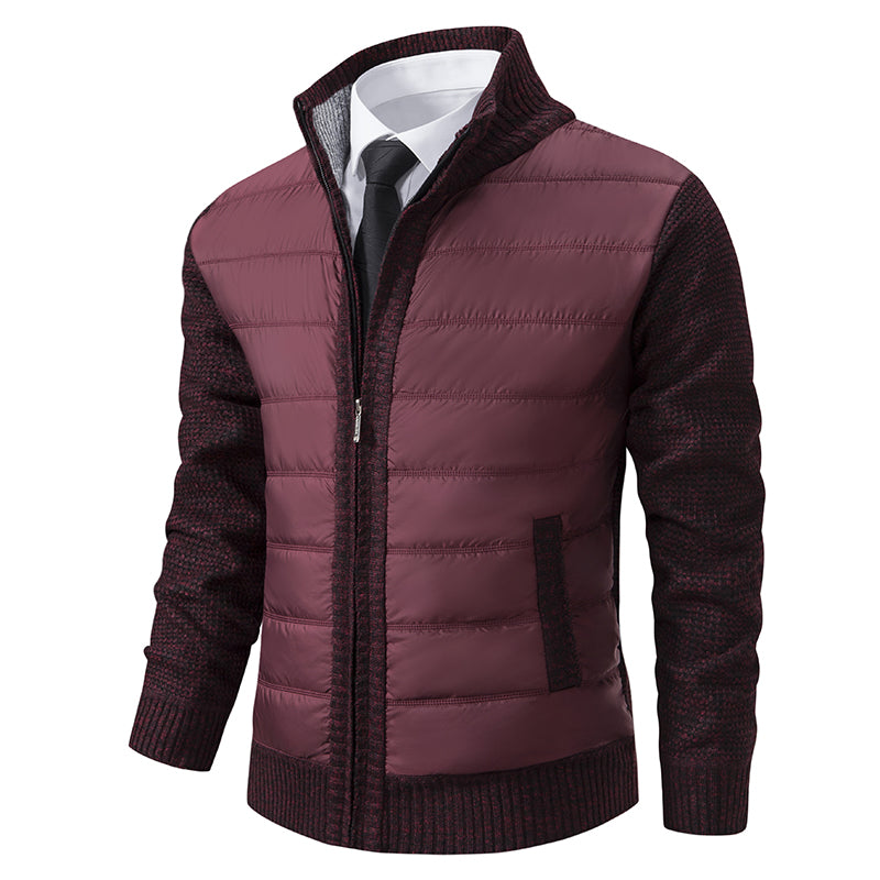 Hommes - Cardigan d'hiver en tricot - Maille douce - Zippé - Confortable et élégant pour les journées froides