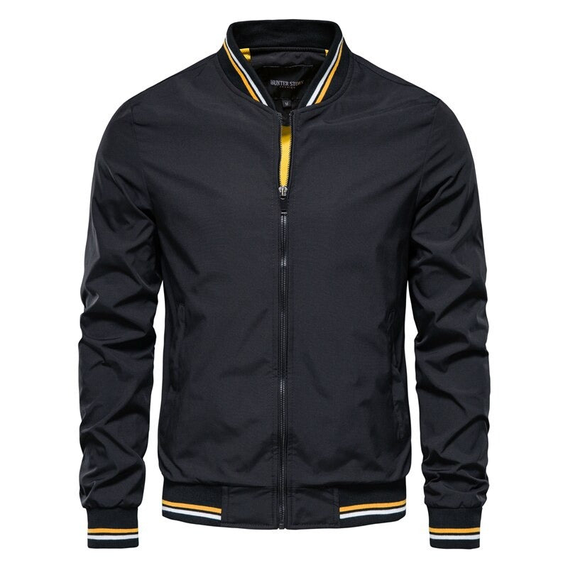 Hommes - Blouson bombardier cintré - Matériaux de qualité - Vêtement d'extérieur élégant - Mode tendance été