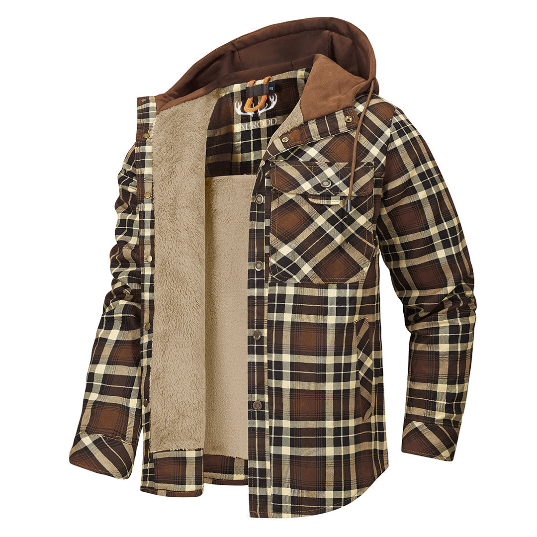Hommes - Hoodie en Flanelle - Coton Robuste - Style Décontracté - Vêtement Confortable