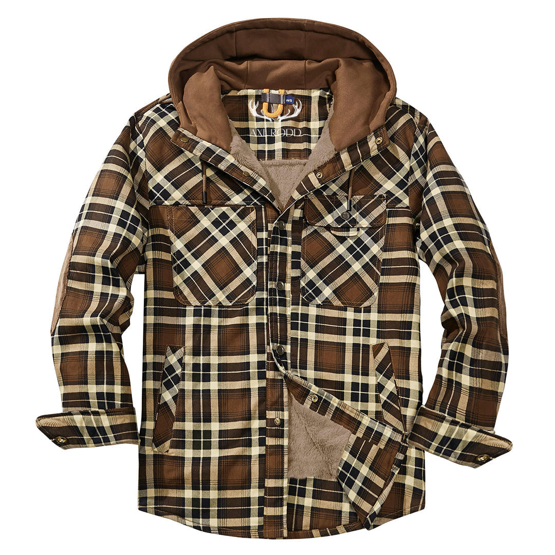 Hommes - Hoodie en Flanelle - Coton Robuste - Style Décontracté - Vêtement Confortable